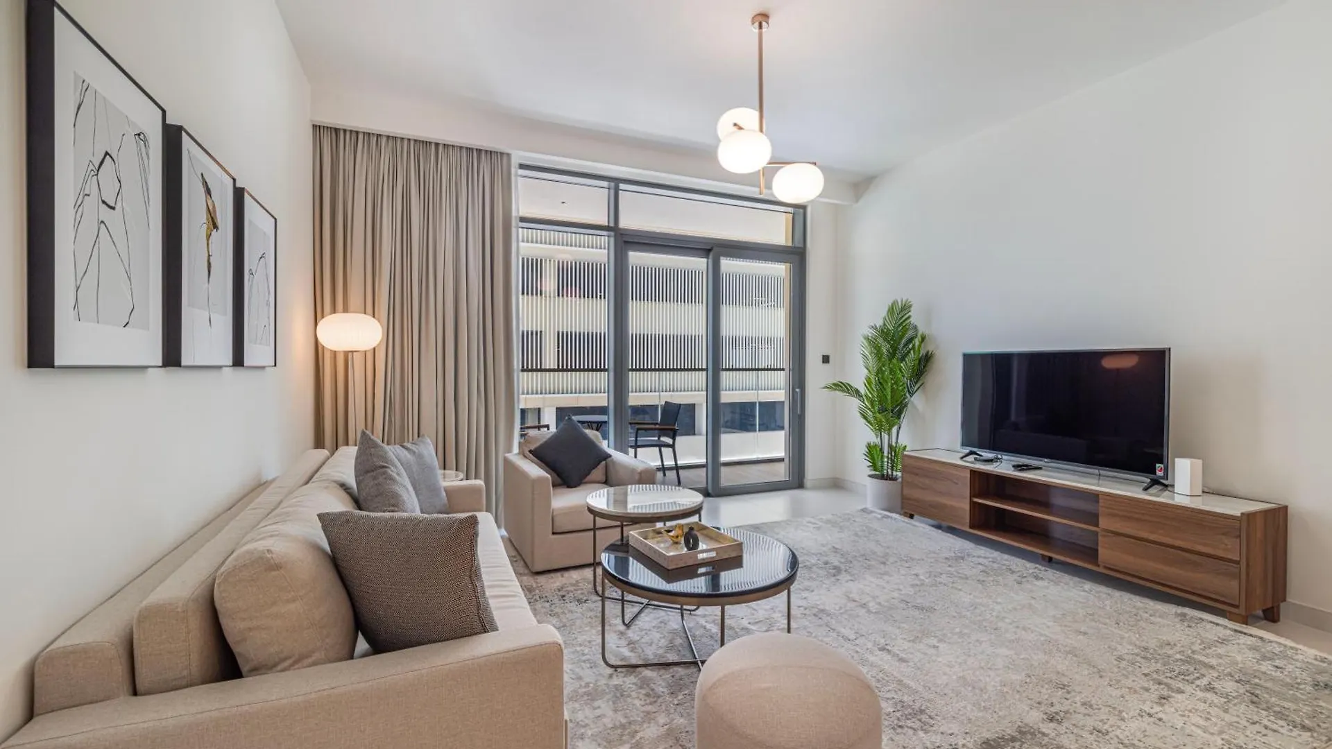 Amazing Brand New 1Br With Private Beach Access Dubaj 0*,